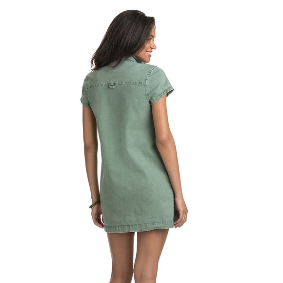 Vineyard Vines Stretch Utility Short-Sleeve Shirt Dress. Size 04. Good condition - Picture 2 of 2